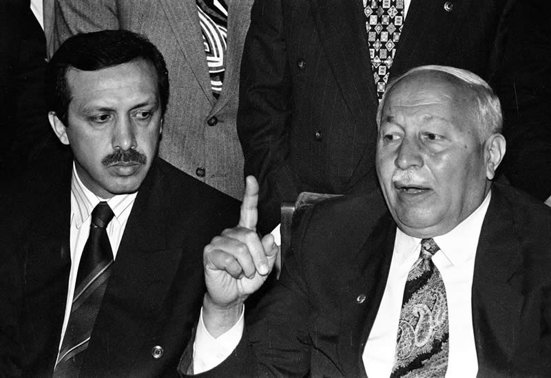 Реджеп Эрдоган и Неджметтин Эрбакан