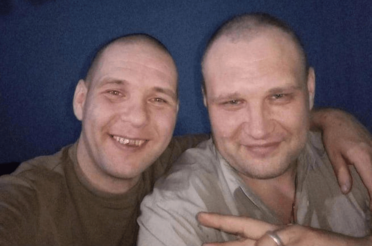 Контингент отрядов «Шторм Z» / «Шторм V»: на фото каннибал Дмитрий Малышев и расчленитель Александр Масленников из Волгоградской области